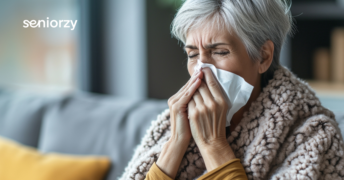 Jesienne infekcje u seniorów. Jak się chronić przed wirusami?