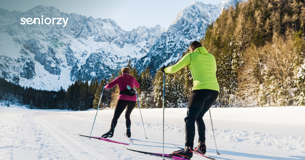 Narty biegowe dla seniorów. Lekki zimowy trening całego ciała