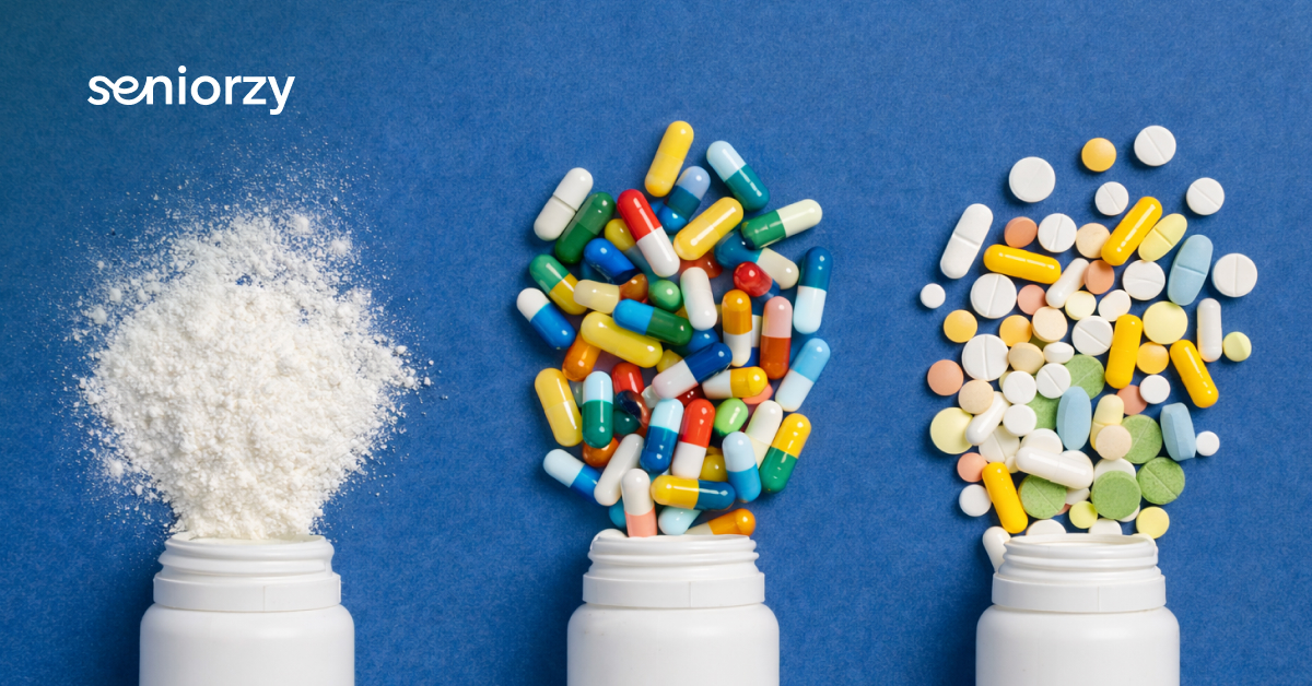 Jaką formę suplementów wybrać po 60.? Tabletki, kapsułki czy proszki?